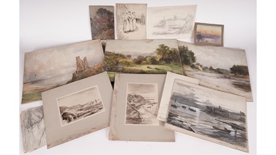 Lot 595 - Joseph Jobling | watercolours and drawings