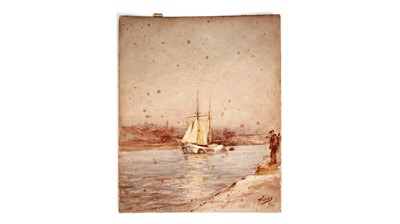 Lot 609 - Robert Jobling - The Foreigner | watercolour