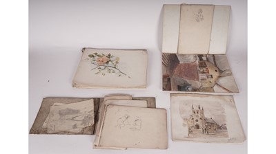 Lot 596 - Robert Jobling | Watercolour Sketches and Drawings