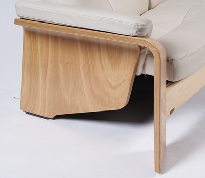 Lot 76 - Ekornes Stressless - Pegasus: A modern two seater reclining sofa