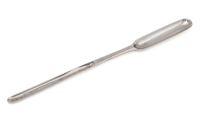 Lot 148 - A Scottish provincial silver marrow scoop