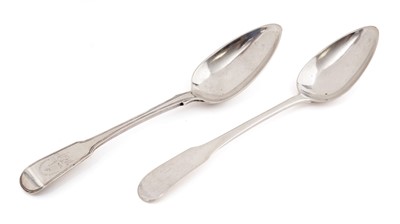 Lot 139 - Two Scottish tablespoons