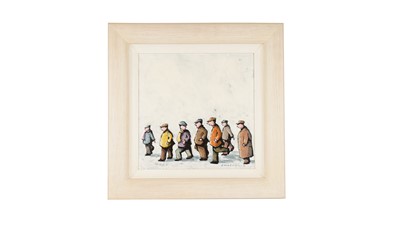Lot 199 - George Somerville - Hi Ho, Hi Ho | oil
