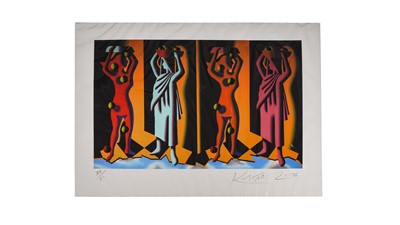 Lot 144 - Mark Kostabi - Food Chain | original pigment print