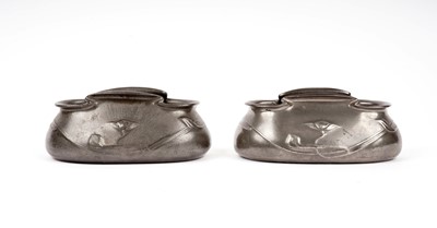 Lot 193 - A pair of Tudric Pewter oval bowls