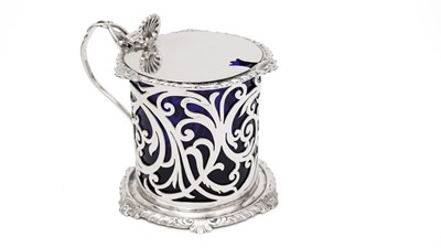 Lot 203 - An Edwardian mustard pot