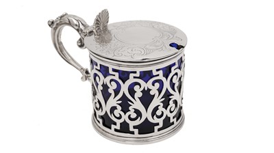 Lot 205 - An early Victorian mustard pot