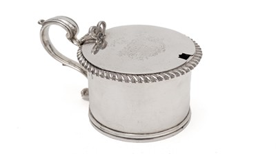 Lot 208 - A Victorian Scottish mustard pot