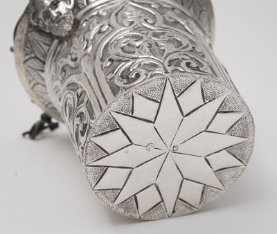 Lot 1396 - An early 19th Century Italian silver holy water pail