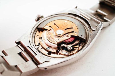 Lot 1025 - Rolex Oyster Perpetual Date: a stainless steel cased automatic wristwatch