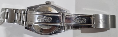 Lot 1025 - Rolex Oyster Perpetual Date: a stainless steel cased automatic wristwatch