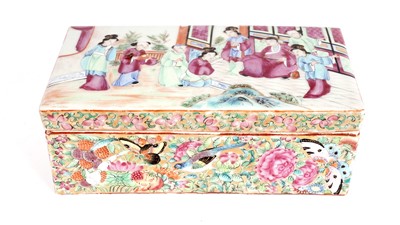 Lot 382 - Cantonese box and cover