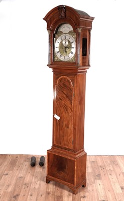 Lot 84 - A handsome George III mahogany and crossbanded eight day longcase clock