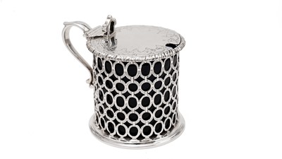 Lot 217 - A Victorian mustard pot