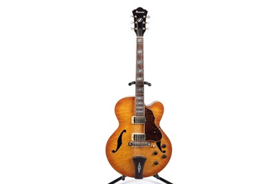 Lot 406 - Ibanez  Custom Artcore AF125-AMB-12-01 Jazz guitar