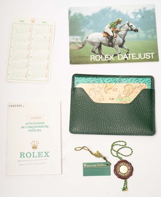Lot 1049 - Rolex Oyster Perpetual Datejust: a gold and stainless steel cased automatic wristwatch