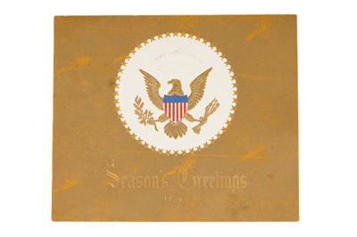 Lot 755 - A signed United States of America Presidential Christmas Card, 1956