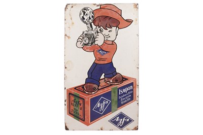 Lot 145 - An Agfa enamel advertising sign