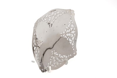 Lot 496 - A silver bon bon dish, by S J Levi