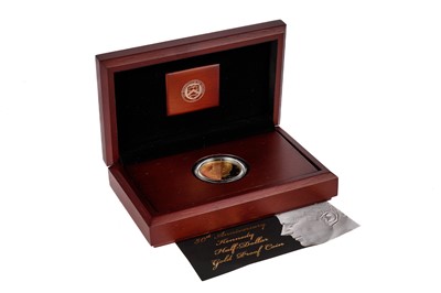 Lot 252 - A United States Mint 50th Anniversary Kennedy half-dollar gold proof coin