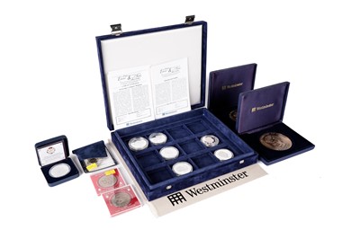 Lot 403 - A collection of silver proof coins