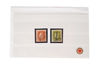 Lot 65 - New Zealand George V 1915 1s orange-brown, and 9c.