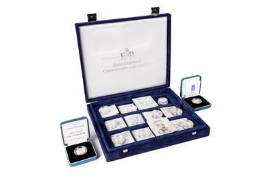 Lot 115 - Royal Mint - fourteen silver one-pound silver proof coins