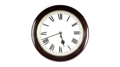 Lot 871 - F W Elliot of London - An early to mid 20th Century mahogany wall time piece