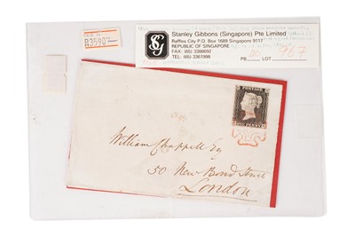 Lot 5 - 1840 1d. black on wrapper
