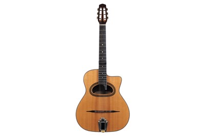 Lot 381 - CSL Maccaferri-style jazz guitar