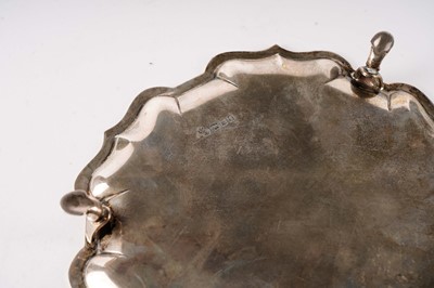 Lot 500 - A silver waiter, by SHP