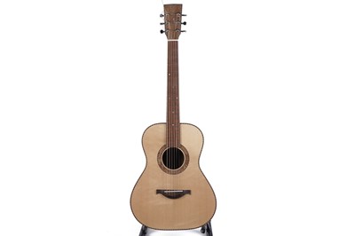 Lot 383 - Tom Johnson luthier-built parlour acoustic guitar