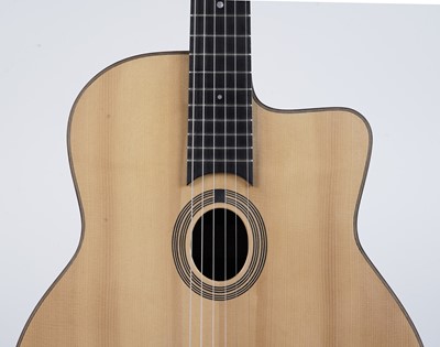 Lot 384 - Luthier built Maccafferi style jazz guitar by Tom Johnson