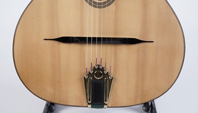 Lot 384 - Luthier built Maccafferi style jazz guitar by Tom Johnson