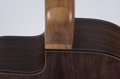 Lot 384 - Luthier built Maccafferi style jazz guitar by Tom Johnson