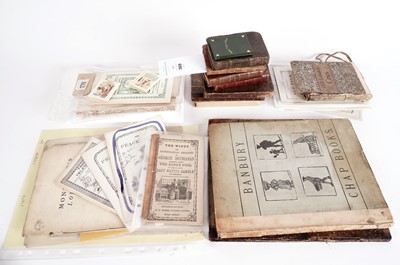 Lot 369 - A collection of 19th Century chapbooks and other antiquarian books