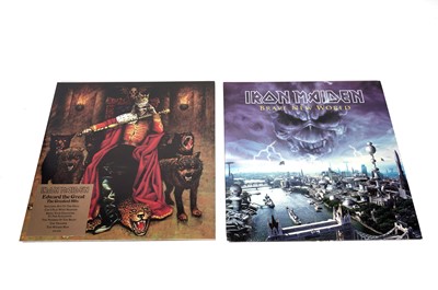 Lot 631 - Two Iron Maiden limited edition picture disc gatefold double LPs
