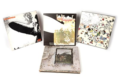 Lot 634 - Nine Led Zeppelin LPs