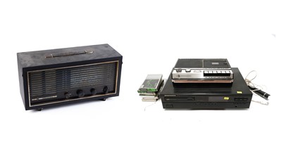 Lot 397 - A Pye radio; Grundig tape deck; and Marantz cd player