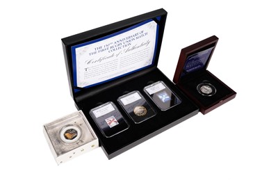 Lot 391 - A selection of silver proof commemorative coins
