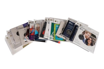 Lot 201 - The Royal Mint £5 coin presentation packs