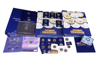 Lot 221 - A collection of 50p commemorative coins