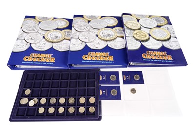 Lot 223 - A selection of £1, 10p coins of various design