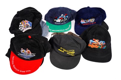 Lot 743 - A collection of Motorsports Grand Prix caps