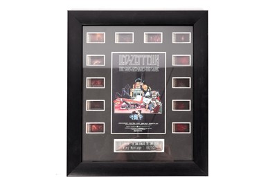 Lot 381 - Led Zeppelin 'The Song Remains The Same' 1976 movie, 12 framed film cells