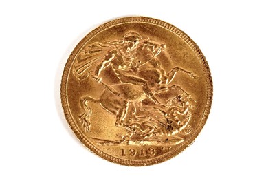 Lot 132 - George V gold sovereign, 1913