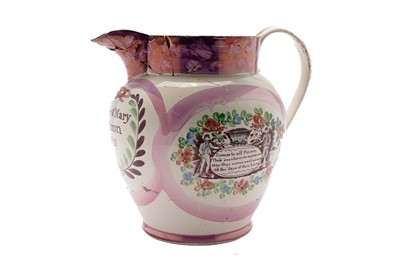 Lot 815 - Sunderland jug 1830