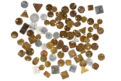 Lot 934 - Ninety National Coal Board pit check tokens
