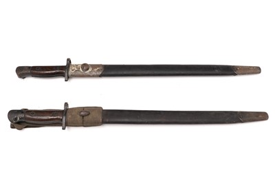 Lot 861 - Two British SMLE bayonet, 1907 pattern