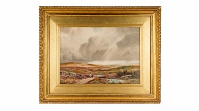 Lot 576 - Edmund Morison Wimperis - Blustery Sheep Drive | watercolour